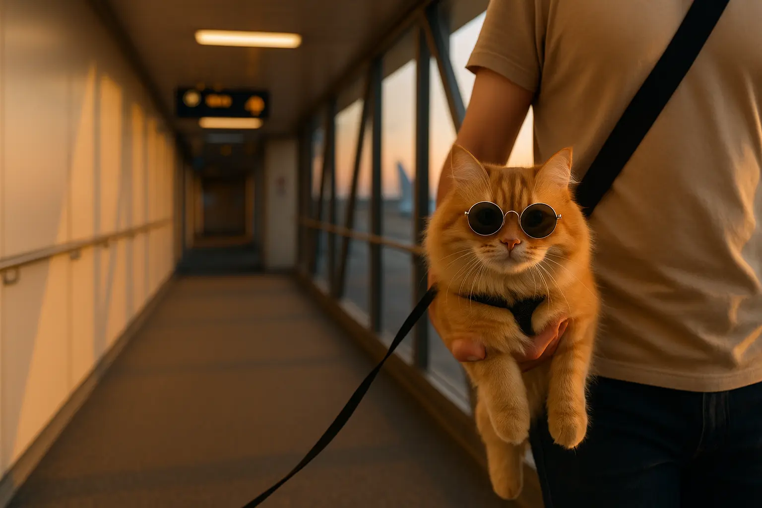 Embarque seguro para mascotas en aeropuerto